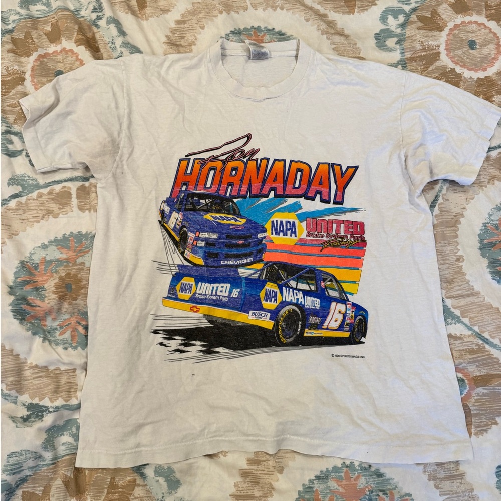 Vintage Ron Hornaday NASCAR Tshirt
